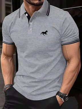 Privazz - Herens Polo met Contrasterende Details