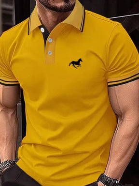 Privazz - Herens Polo met Contrasterende Details