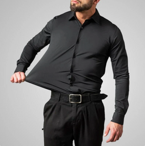 Privazz - Herenoverhemd met Stretchstof – Elegantie en Volledige Bewegingsvrijheid