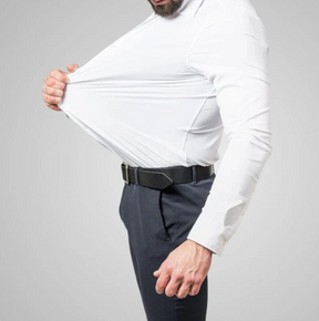 Privazz - Herenoverhemd met Stretchstof – Elegantie en Volledige Bewegingsvrijheid