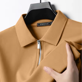 Privazz – Herenpolo met Rits – Moderne Stijl & Licht Comfort