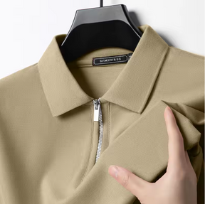 Privazz – Herenpolo met Rits – Moderne Stijl & Licht Comfort