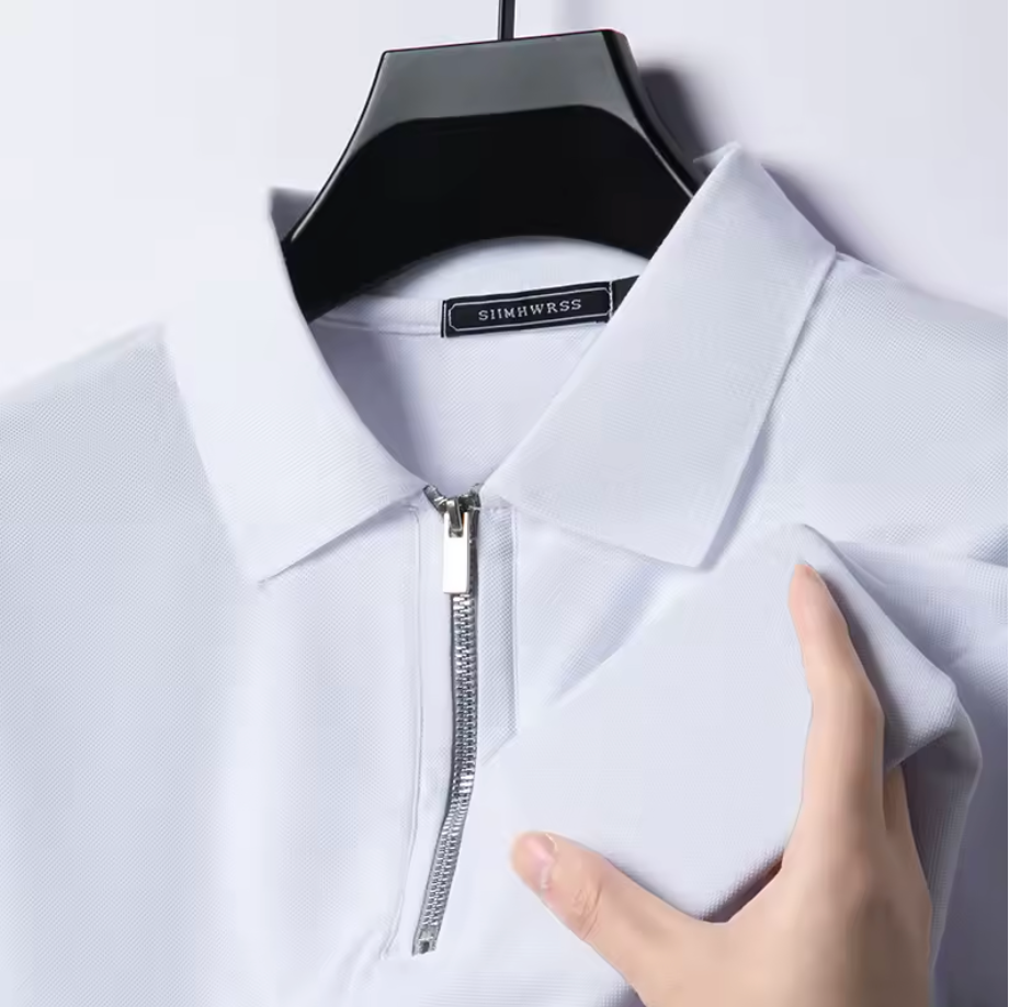 Privazz – Herenpolo met Rits – Moderne Stijl & Licht Comfort