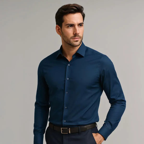 Privazz – Strijkvrije Slim Fit Overhemd Infinity™
