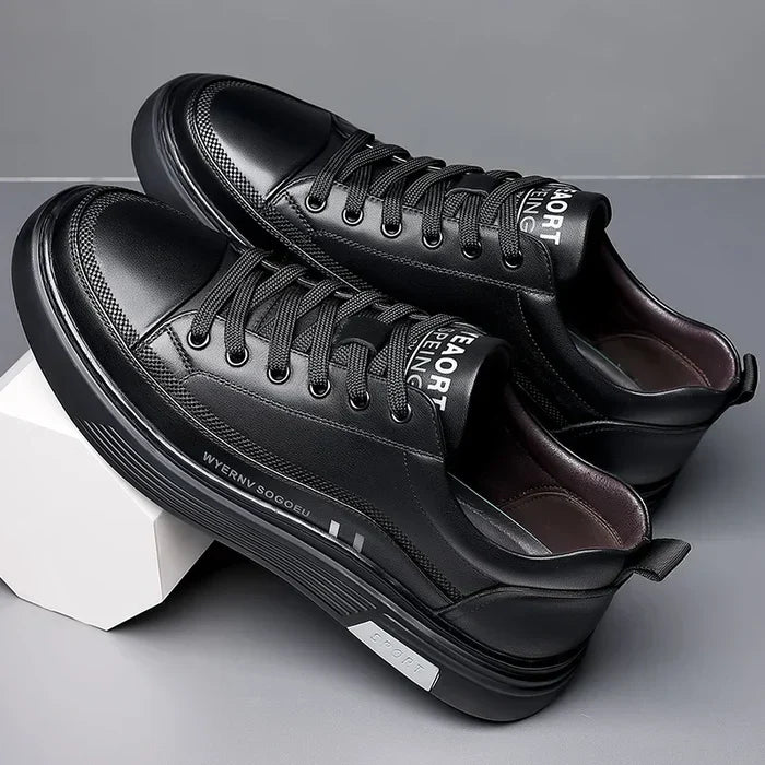 Privazz - Casual leren sneakers Platte sport