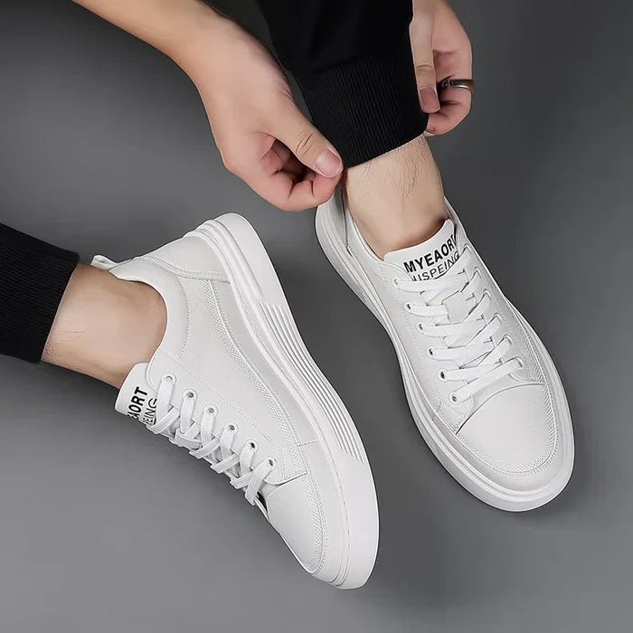 Privazz - Casual leren sneakers Platte sport