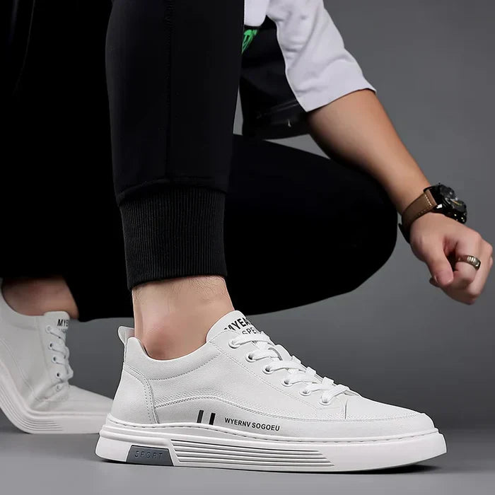 Privazz - Casual leren sneakers Platte sport