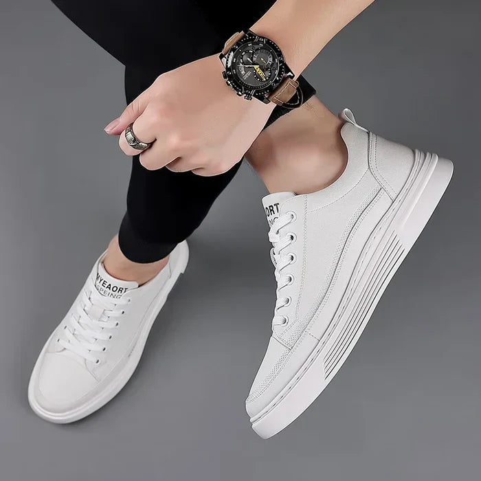 Privazz - Casual leren sneakers Platte sport