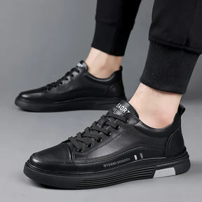Privazz - Casual leren sneakers Platte sport