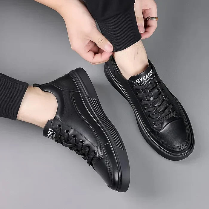 Privazz - Casual leren sneakers Platte sport