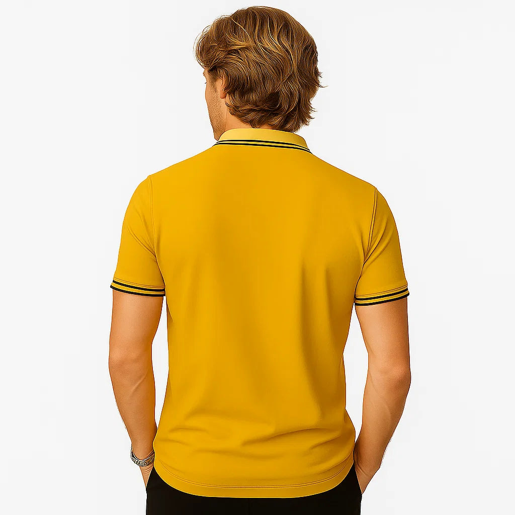 Privazz - Herens Polo met Contrasterende Details