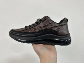 Privazz - Italiaanse casual schoenen van krokodillenprint met luchtkussen voor heren